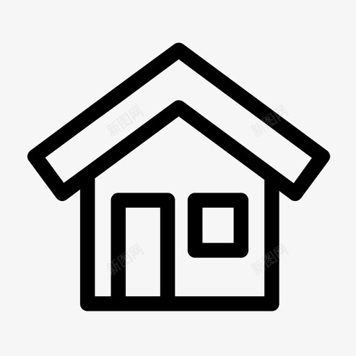 主页房子家庭图标svg_新图网 https://ixintu.com 主页 家庭 房子 网页用户界面设计 财产