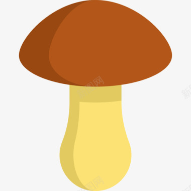 蘑菇夏季食品饮料2平淡图标图标