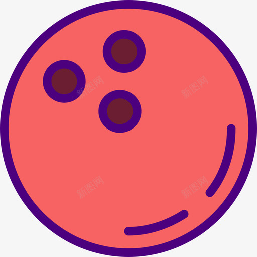 保龄球运动73线性颜色图标svg_新图网 https://ixintu.com 保龄球 线性颜色 运动73