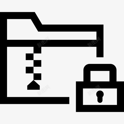 安全存档文件夹锁定图标svg_新图网 https://ixintu.com 受保护 安全存档 文件夹 网络安全大纲 锁定