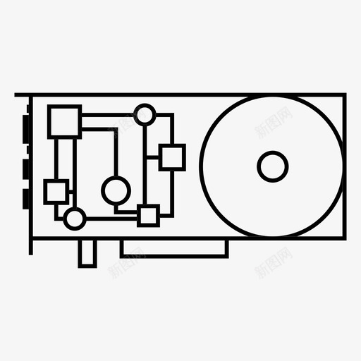 gpu显卡gpu集合图标svg_新图网 https://ixintu.com gpu gpu集合 显卡