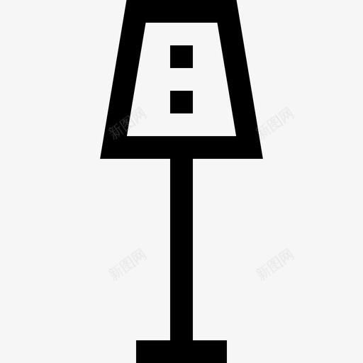 灯具室内和家具线性图标svg_新图网 https://ixintu.com 室内和家具 灯具 线性