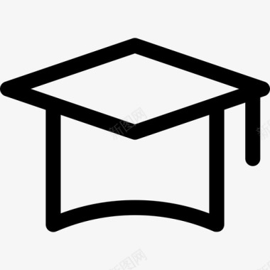 Mortarboard教育程度29直系图标图标