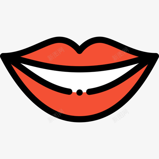 嘴唇牙齿护理4线性颜色图标svg_新图网 https://ixintu.com 嘴唇 牙齿护理4 线性颜色