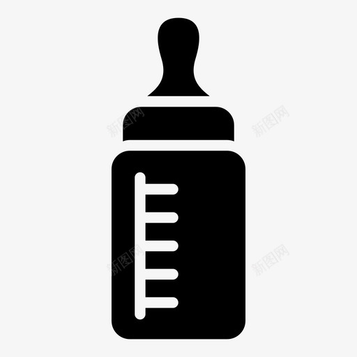 婴儿奶瓶饮料奶瓶图标svg_新图网 https://ixintu.com 奶瓶 婴儿奶瓶 水 饮料