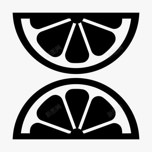 柑橘食物水果图标svg_新图网 https://ixintu.com 柑橘 橘子 水果 热带 酸味 食物