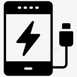 假期充电移动充电移动电池电源备份图标高清图片