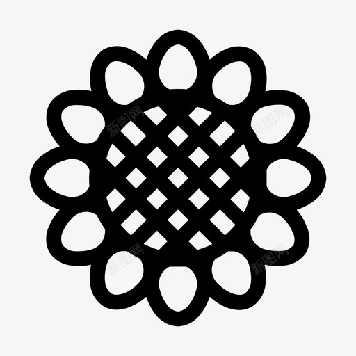 向日葵秋天花店图标svg_新图网 https://ixintu.com 向日葵 秋天 秋天的季节轮廓 花店