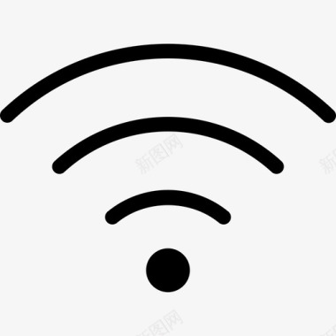 Wifi基本图标4填充图标