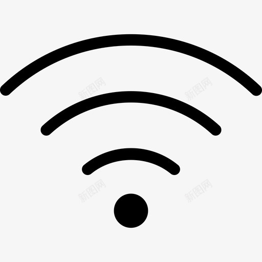 Wifi基本图标4填充svg_新图网 https://ixintu.com Wifi 基本图标4 填充