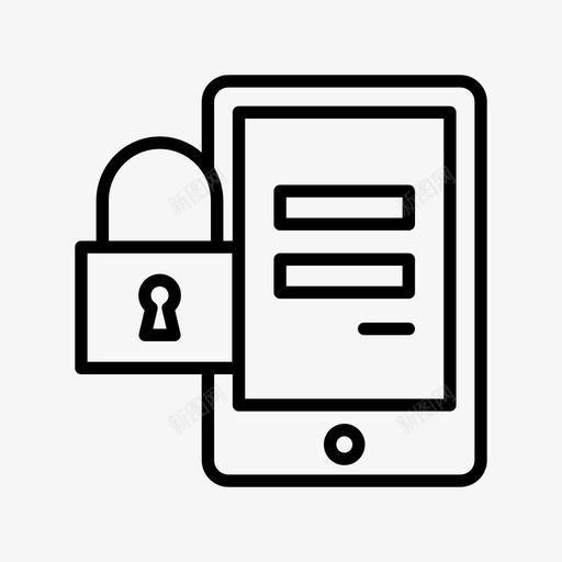 手机锁保护安全图标svg_新图网 https://ixintu.com 保护 安全 手机锁 数字营销和搜索引擎优化元素