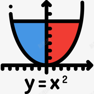 数学学习22线颜色图标图标