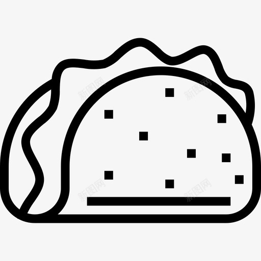 玉米卷食品和饮料4直系图标svg_新图网 https://ixintu.com 玉米卷 直系 食品和饮料4
