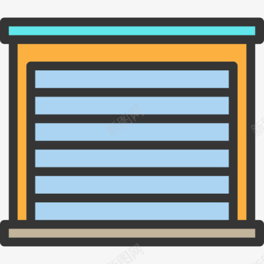 车库20号楼线颜色图标图标