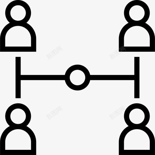 网络通信和互联网线性图标svg_新图网 https://ixintu.com 线性 网络 通信和互联网