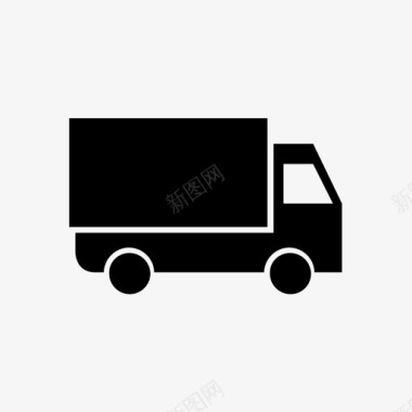 卡车驱动移动图标图标