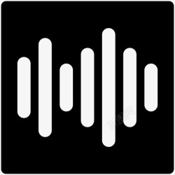 合成器电子音乐音频信号电子音乐声音图标高清图片