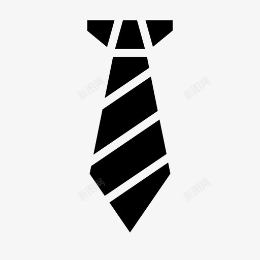 领带商务服装图标svg_新图网 https://ixintu.com 制服 商务 时尚 时尚标志 服装 领带