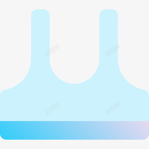 胸罩健身52蓝色图标svg_新图网 https://ixintu.com 健身52 胸罩 蓝色