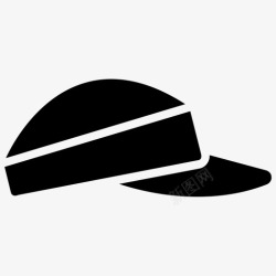 板球帽运动帽棒球帽板球帽图标高清图片