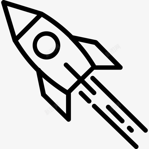 火箭商业187直系图标svg_新图网 https://ixintu.com 商业187 火箭 直系
