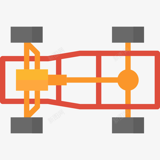 底盘汽车维修12扁平图标svg_新图网 https://ixintu.com 底盘 扁平 汽车维修12