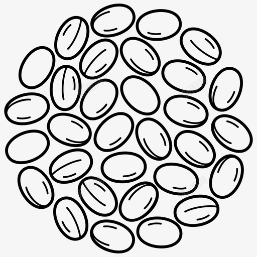 我是NutsLegumeSoya图标svg_新图网 https://ixintu.com Legume Soya SoyaBean Soybean 我是Nuts