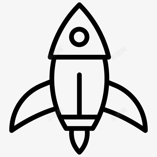 火箭发射商业发射导弹图标svg_新图网 https://ixintu.com 创业 商业发射 太空火箭 导弹 机器人工程线图标 火箭发射