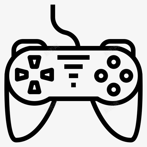 游戏控制器游戏玩家图标svg_新图网 https://ixintu.com 游戏 游戏元素 游戏控制器 玩家