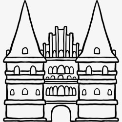HolstentorHolstentor世界纪念碑2黑色图标高清图片