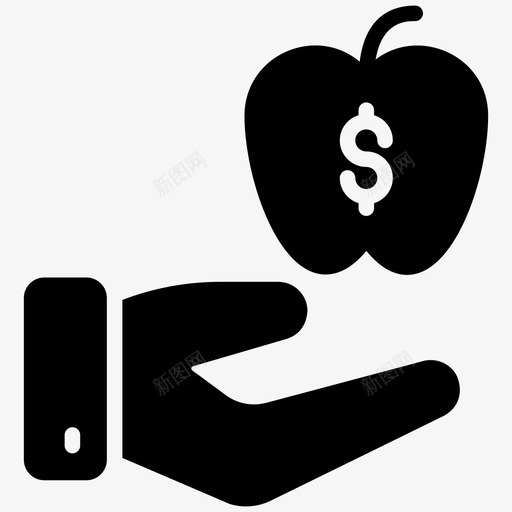 水果价格苹果食品图标svg_新图网 https://ixintu.com 储蓄和投资雕文图标 水果价格 苹果 苹果销售 食品