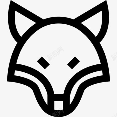 狐狸野生动物7直系图标图标