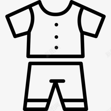 衣服婴儿53直系图标图标