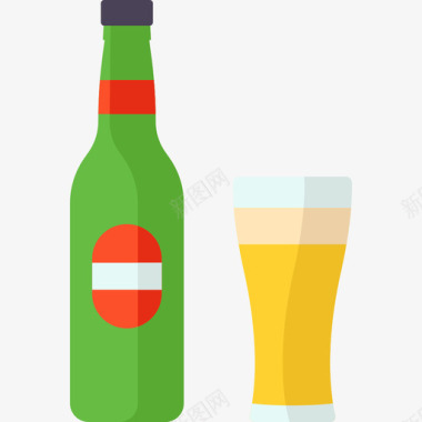啤酒鸡尾酒4杯淡啤酒图标图标