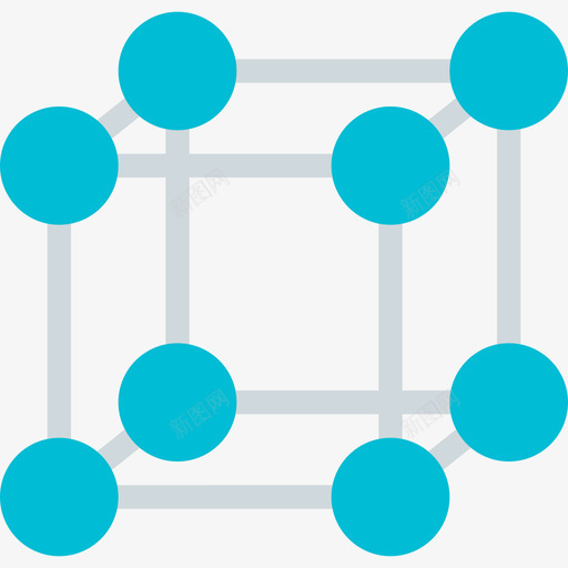 分子科学52扁平图标svg_新图网 https://ixintu.com 分子 扁平 科学52