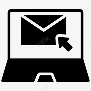 电子邮件商务电子邮件internet聊天图标图标