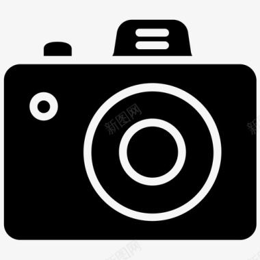 数码相机数码摄影摄影相机图标图标