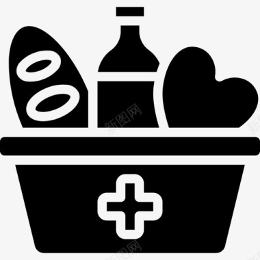 食物慈善31填充图标图标
