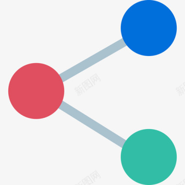 共享通信61扁平图标图标