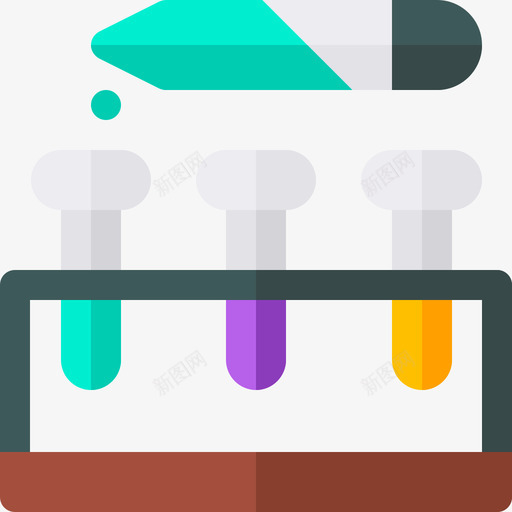 试管疯狂科学扁平图标svg_新图网 https://ixintu.com 扁平 疯狂科学 试管