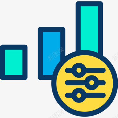 条形图分析3线性颜色图标图标