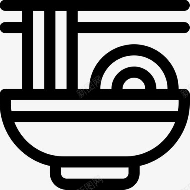 面条中餐5直系图标图标