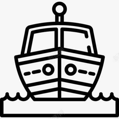 船冒险26直线型图标图标