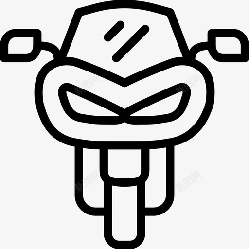 摩托车汽车零件车辆4直线型图标svg_新图网 https://ixintu.com 摩托车 汽车零件车辆4 直线型