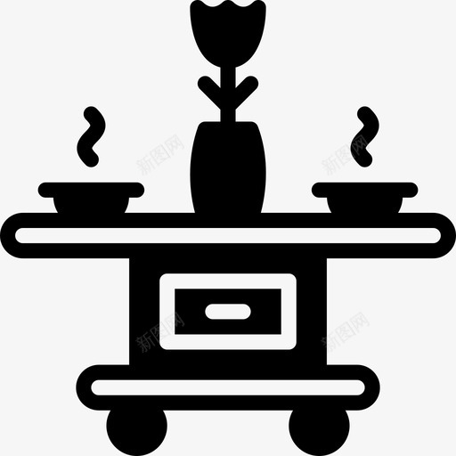 咖啡桌家具家用3实心图标svg_新图网 https://ixintu.com 咖啡桌 实心 家具家用3