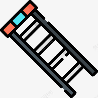 梯子工具箱5线颜色图标图标