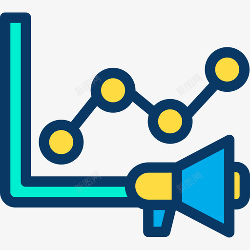 折线图分析3线颜色图标svg_新图网 https://ixintu.com 分析3 折线图 线颜色