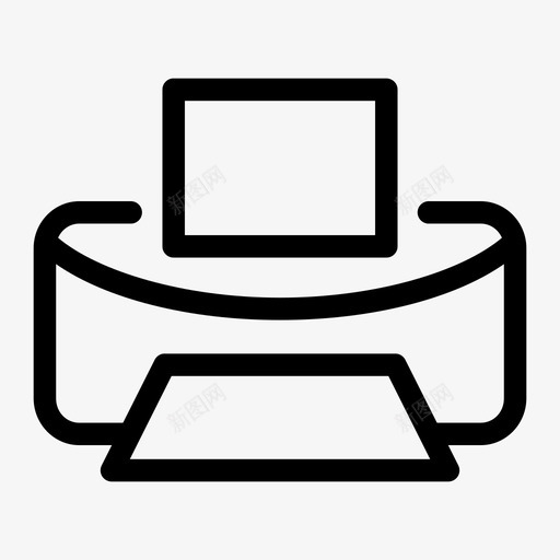 打印机机器打印机设备图标svg_新图网 https://ixintu.com 打印机 打印机机器 打印机设备 打印纸 机器 杂项