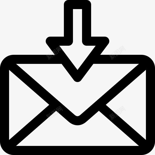 接收邮件邮局11直邮图标svg_新图网 https://ixintu.com 接收邮件 直邮 邮局11