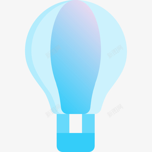 热气球旅行122蓝色图标svg_新图网 https://ixintu.com 旅行122 热气球 蓝色